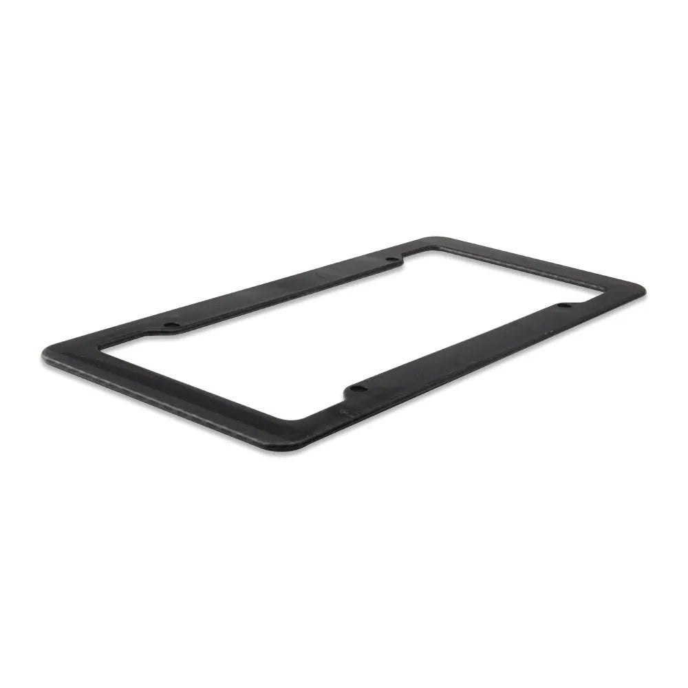 Black ABS license plate frame measuring 31.5x17x2cm for American vehicles