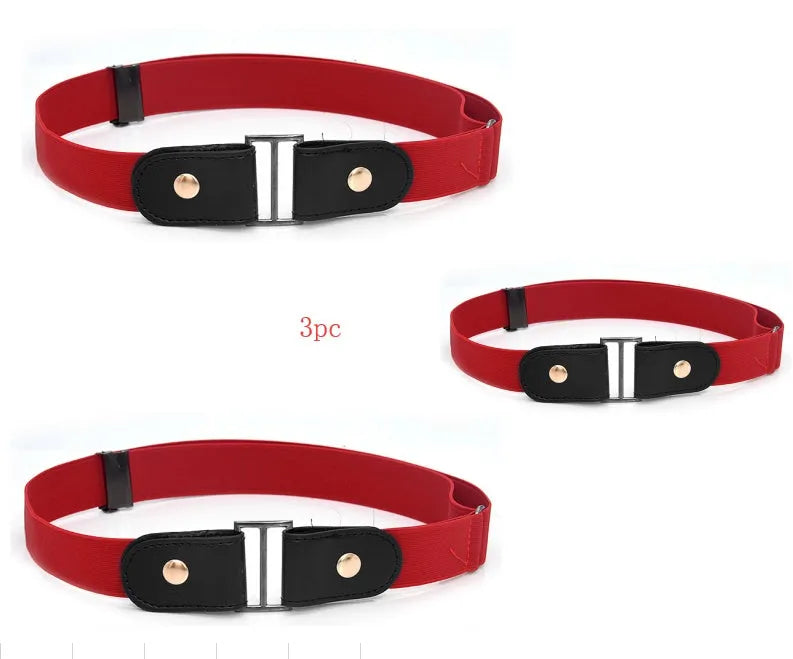 Imitation leather belt with square alloy buckle and car suture stitching on neutral background