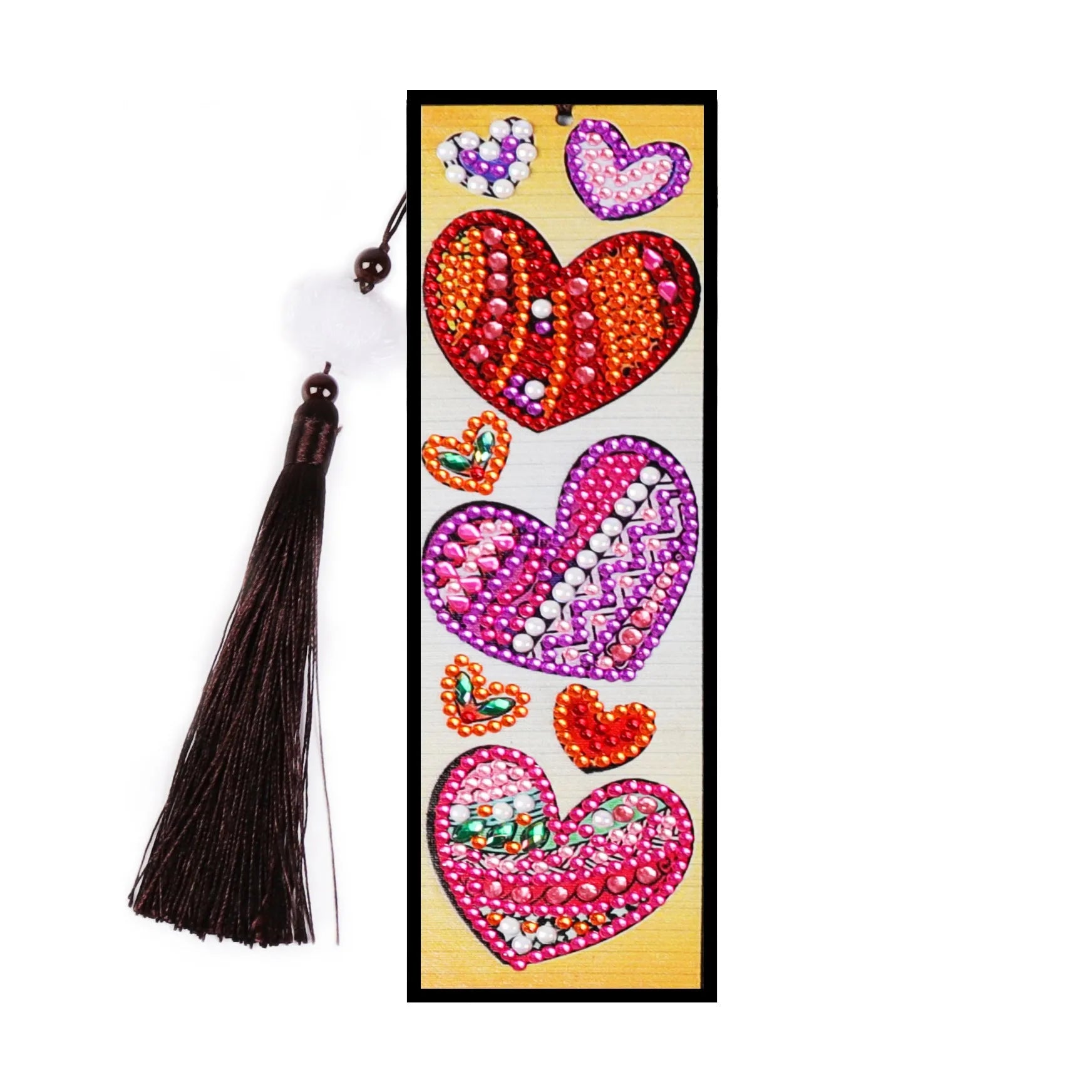 DIY diamond painting bookmark decoration with special-shaped mandala 5D crystal floral design