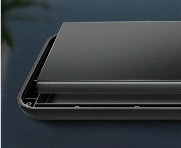 Black ultra-thin TPU back clip battery for iPhone 12 showing clip mechanism