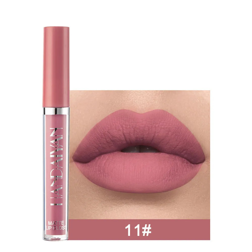 HANDAIYAN matte non-stick cup lip gloss in liquid lipstick format with 2.5ml content