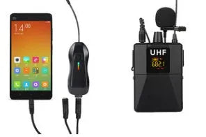 Little Bee X3 model black wireless lavalier clip-on microphone
