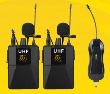 Little Bee X3 model black wireless lavalier clip-on microphone