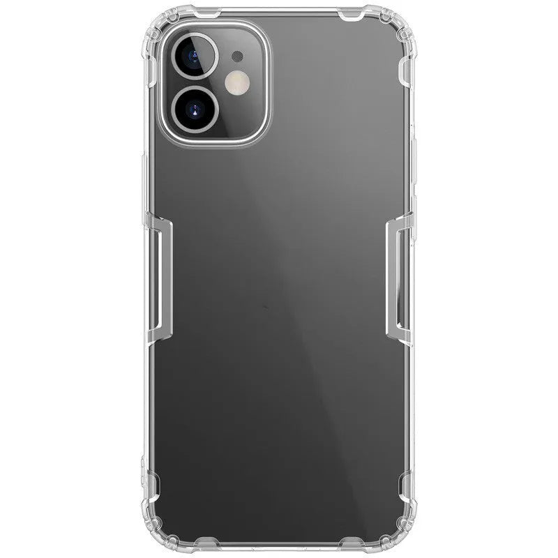 Natural TPU transparent soft case for iPhone 12 Mini in black colour option