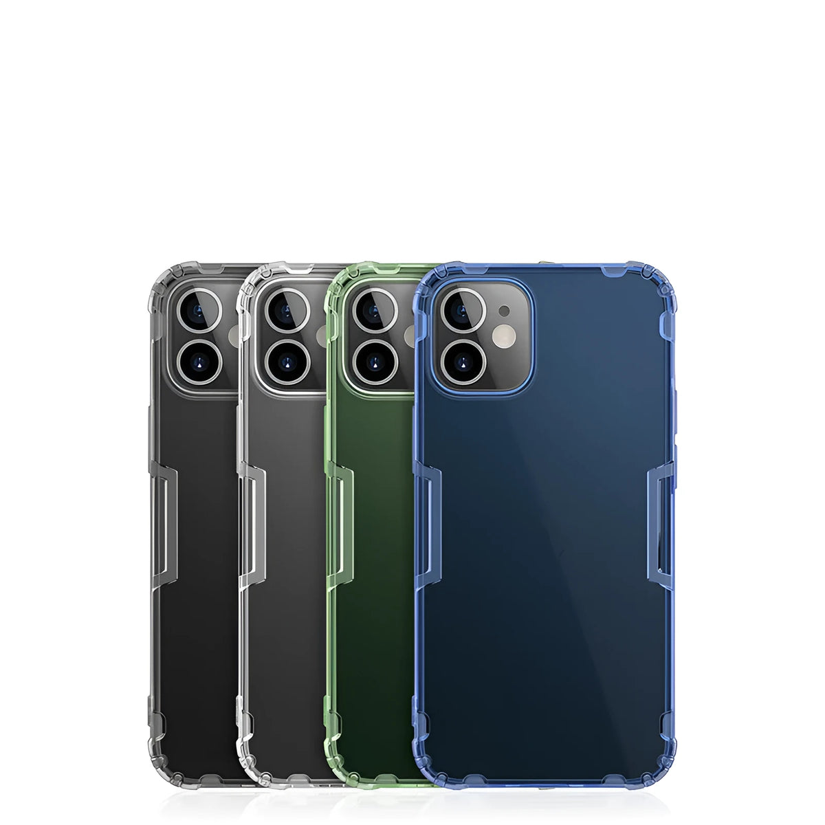 Natural TPU transparent soft case for iPhone 12 Mini in black colour option