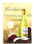 Apple and Chardonnay DIY digital painting kit with linen canvas, brushes, and paints in three size options.