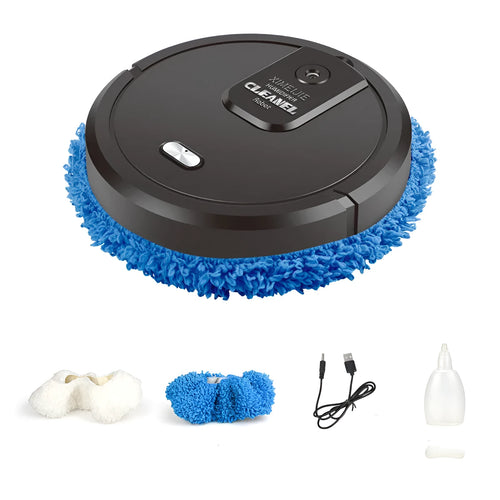 Automatic spray sweeping and mopping robot in various colour options for home cleaning