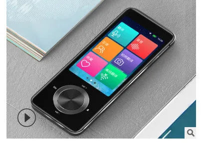 M9 wireless translator device in gold or silver grey colour for iOS photo and speech translation.