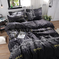 Cotton quilt core set 230cm x 250cm in yellow, with cotton fabric and filling, for spring and autumn use