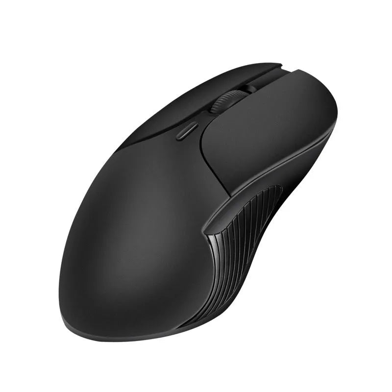 Blue wireless voice translation mouse with voice control button showing dimensions 66x125x35mm