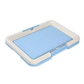 47x35x6cm blue dog toilet urinal inducer mat on floor for indoor training