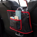 Car storage net pocket bag Oxford cloth and mesh 40x12x26cm for front seat back organisation
