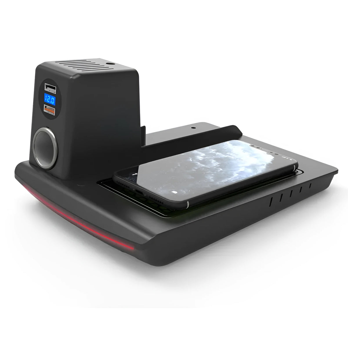 Honda Accord dedicated wireless car charger, black, 12V input, 9V output, indication function