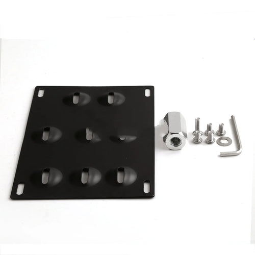 American licence plate frame trailer hook for car modification with metal construction