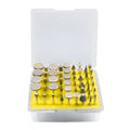 Alloy diamond grinding head set with elliptical cone shape for glass jade stone carving