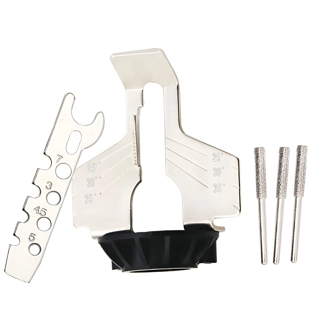 Silver electric chain grinding machine for band saw blades with 20mm length