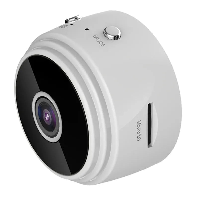 A9 Mini WiFi Smart Sports HD DV Camera with 1080P night vision, ABS body, rotating bracket, black colour