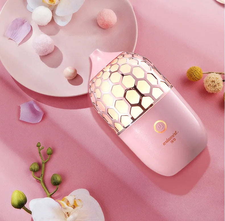 Asakusa pink aroma diffuser, 24V DC 12W household aromatherapy unit with under 1 litre water tank