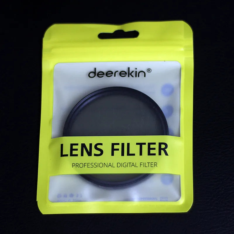 Digital camera ND filter with aviation aluminium frame and ND8 optical resin lens