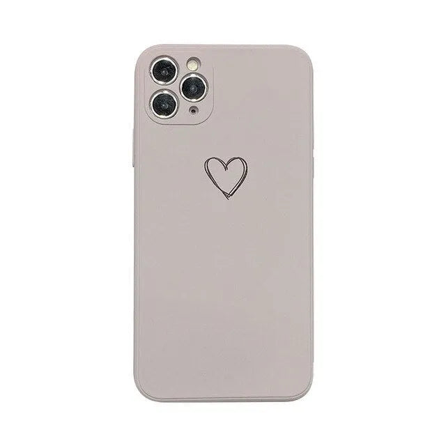 Silicone iPhone case in various solid colours showing precise port and button cutouts