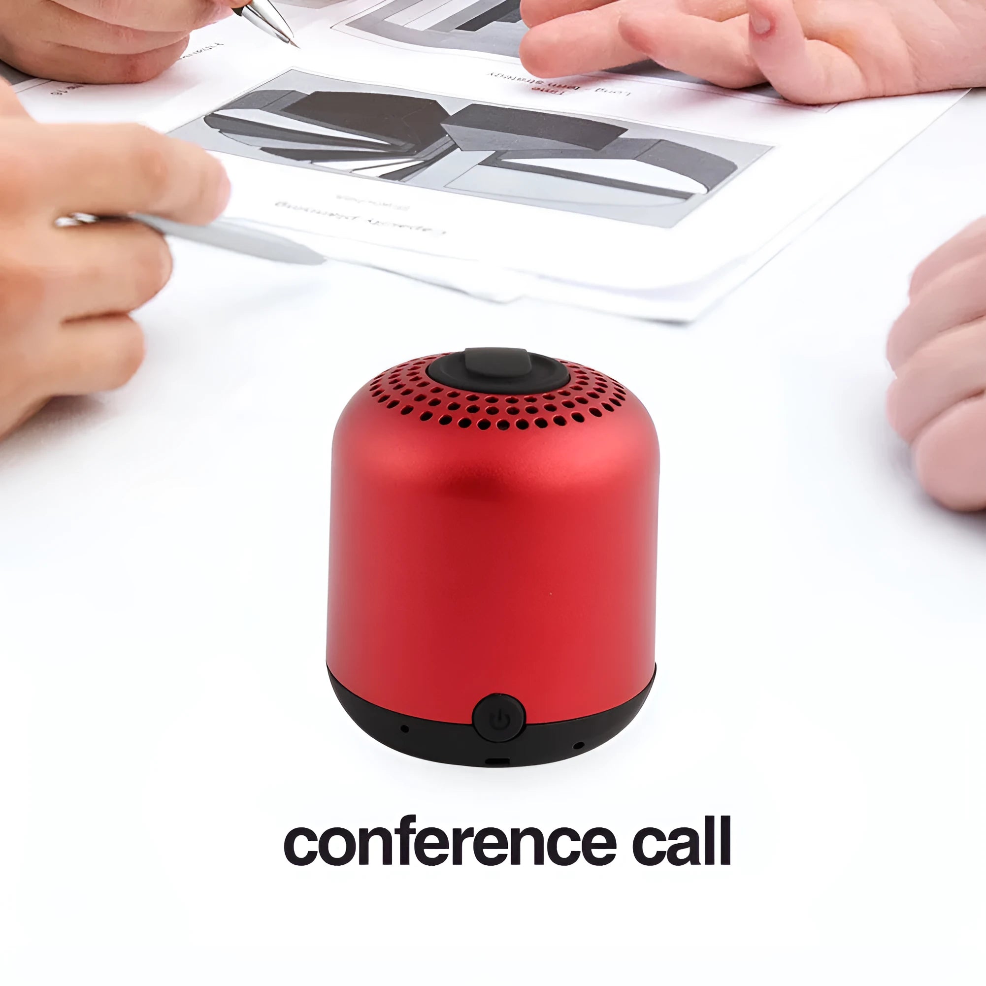Hieha XQ11 cylinder-shaped mini Bluetooth speaker in metal housing with colour options