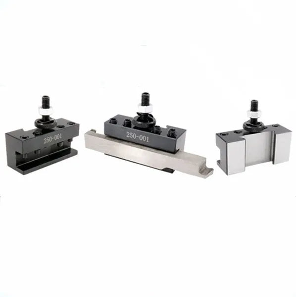 Machifit 250-000 quick change lathe tool post and holder set with M10 fitting.