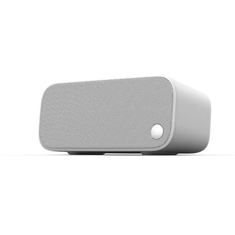 Elf artificial intelligence smart Wi-Fi speaker in sugar cube design with bookshelf configuration