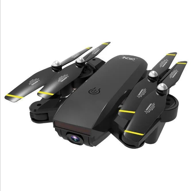 Quadrocopter drone with dual cameras, 4K optical flow, 50x zoom, ABS body, Black or White, 1080P 4K 720P options