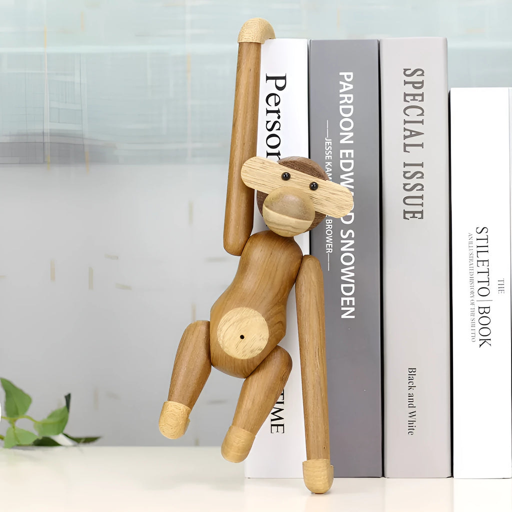Small brown wooden craft gift 20cm high for personal gifting