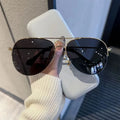 Metal frame aviator sunglasses with UV protection resin lenses in multiple colour options