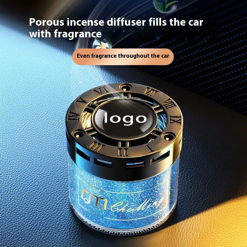 Quicksand solid car perfume in decorative container, floral scent, 50-100ml, for car odour removal and decoration