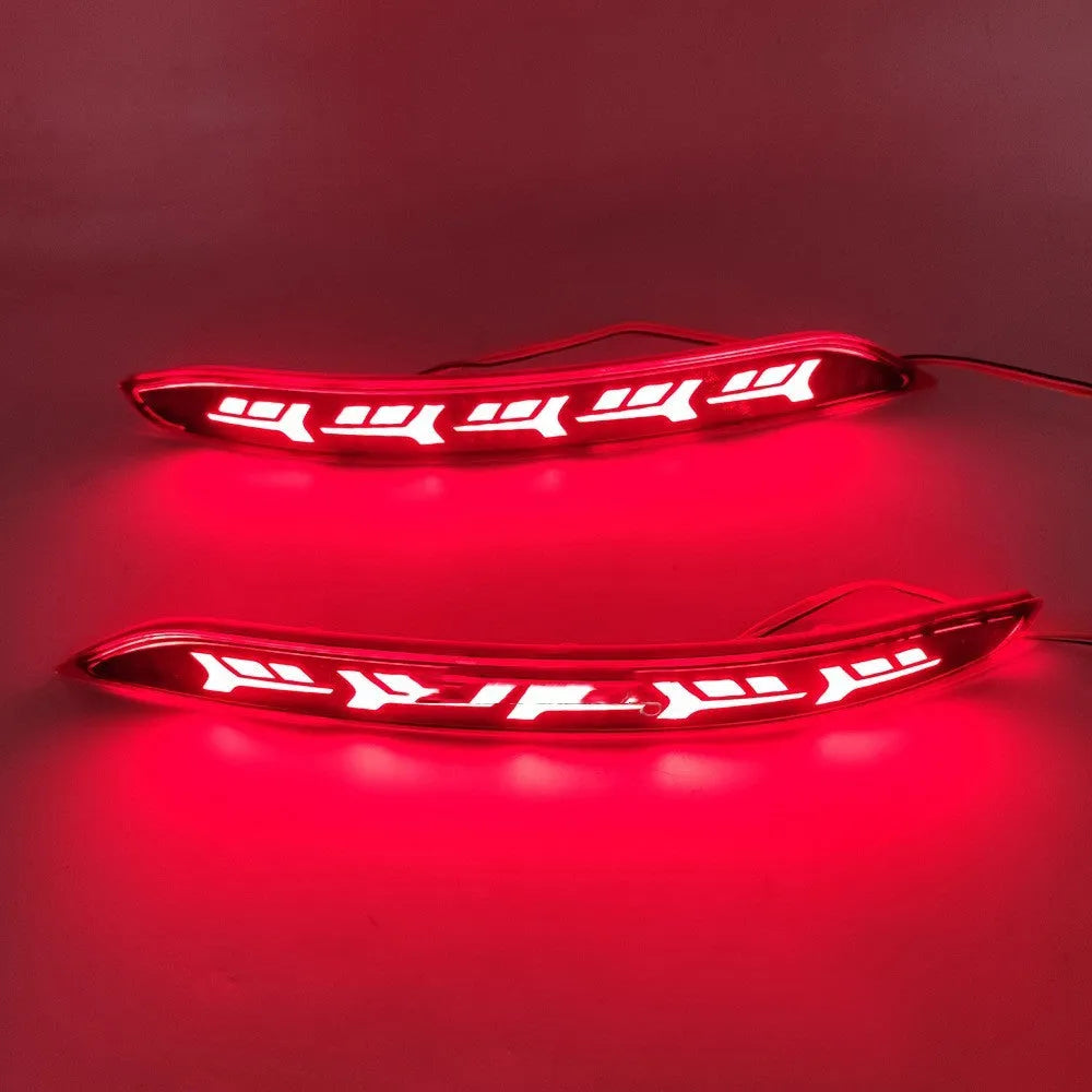 Volkswagen Sagitar rear bumper LED light with flowing water effect for 2019-2021 models.