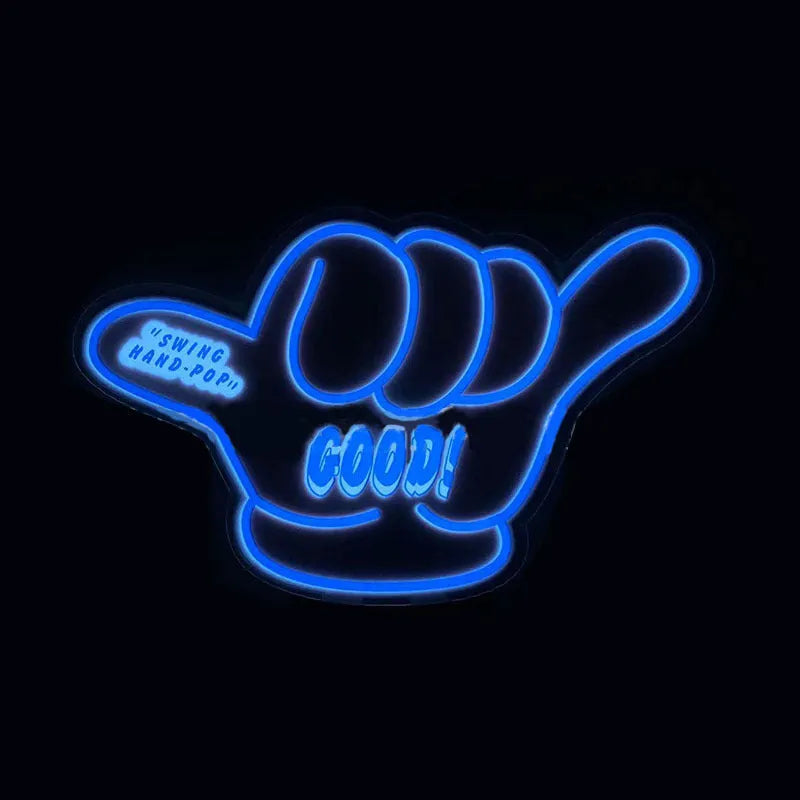 Luminous small wall stickers kit with driver and 60cm cable for window decoration
