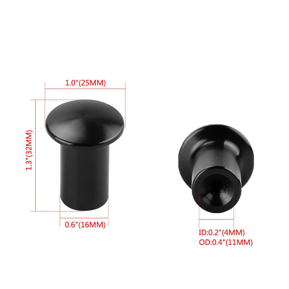 Aluminium alloy handbrake cap for car modification in five colour options