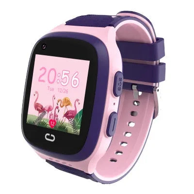 Children's GPS smart watch in black with video call and SOS on a 1.4-inch touch screen