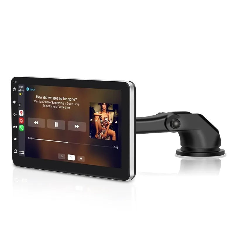 7 inch wireless Carplay car GPS navigator with OLED screen and universal suction cup mount