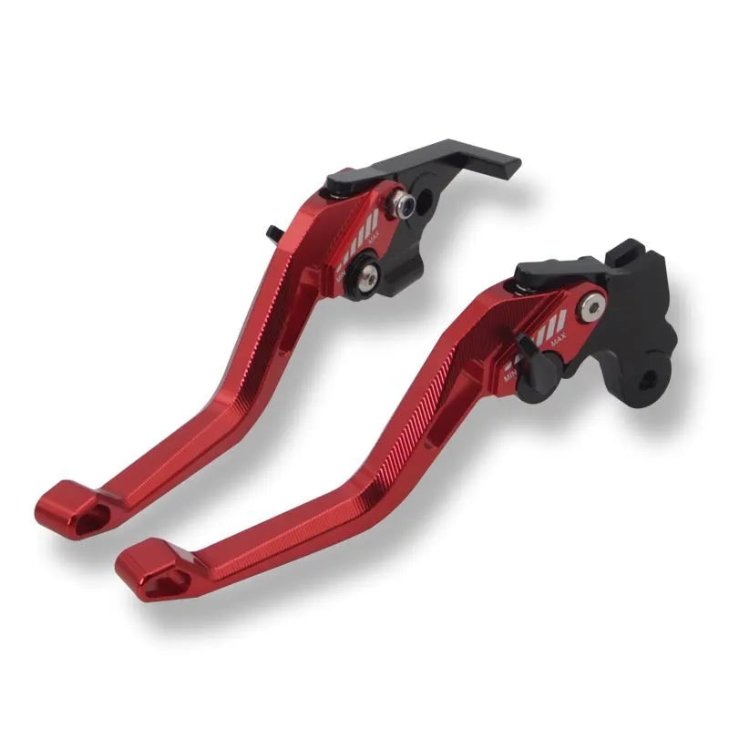 Motorcycle two-finger metal clutch lever in multiple colour options