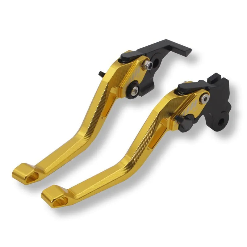 Motorcycle two-finger metal clutch lever in multiple colour options