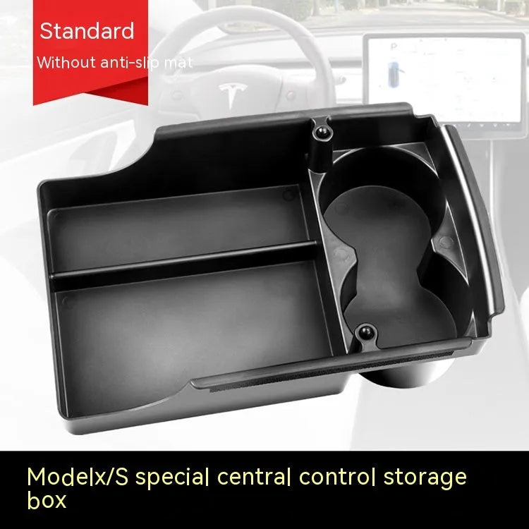 Plastic storage organiser tray for Tesla Model 3 Model X Model S centre console retrofit