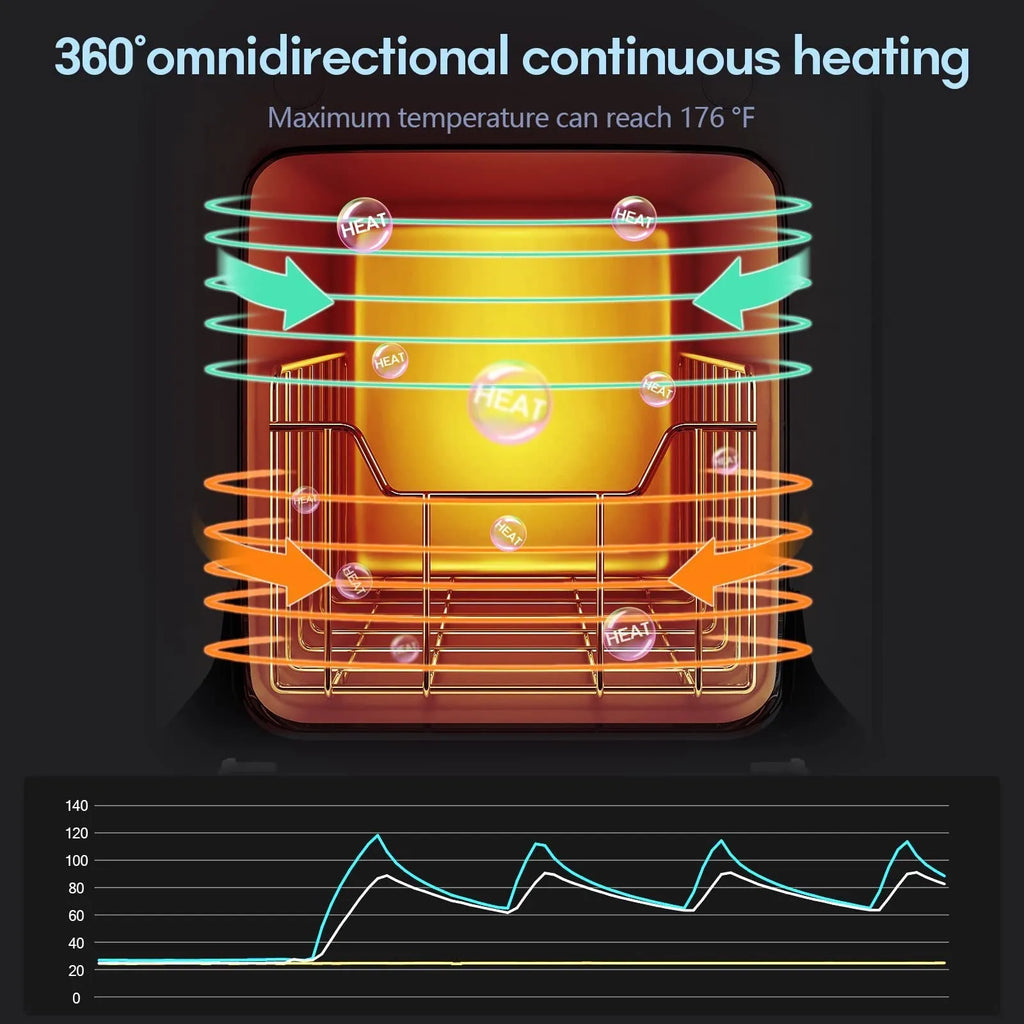 Household UV ozone disinfection cabinet with towel heating, available in black or white with EU plug option