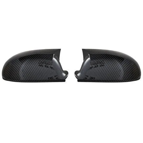 Black plastic mirror housing pair for Volkswagen Sagitar 2006-2011 models