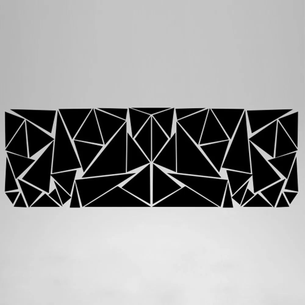 200 cm geometric car decoration sticker sheet for waistline and rear wheel modification in five colours