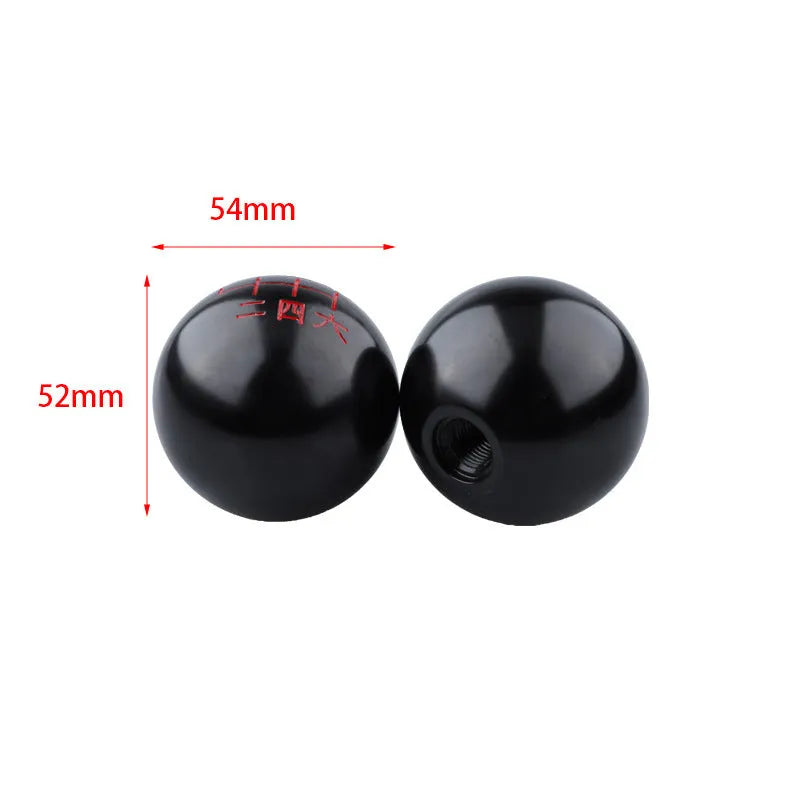 Aluminium alloy round car gear shift head for manual transmission modification in multiple style options