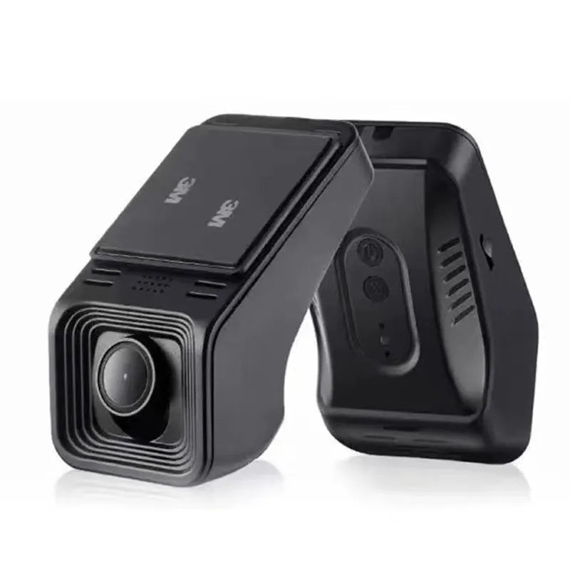V4 ACC specification HD 1080p night vision driving recorder dash camera with WiFi antenna.