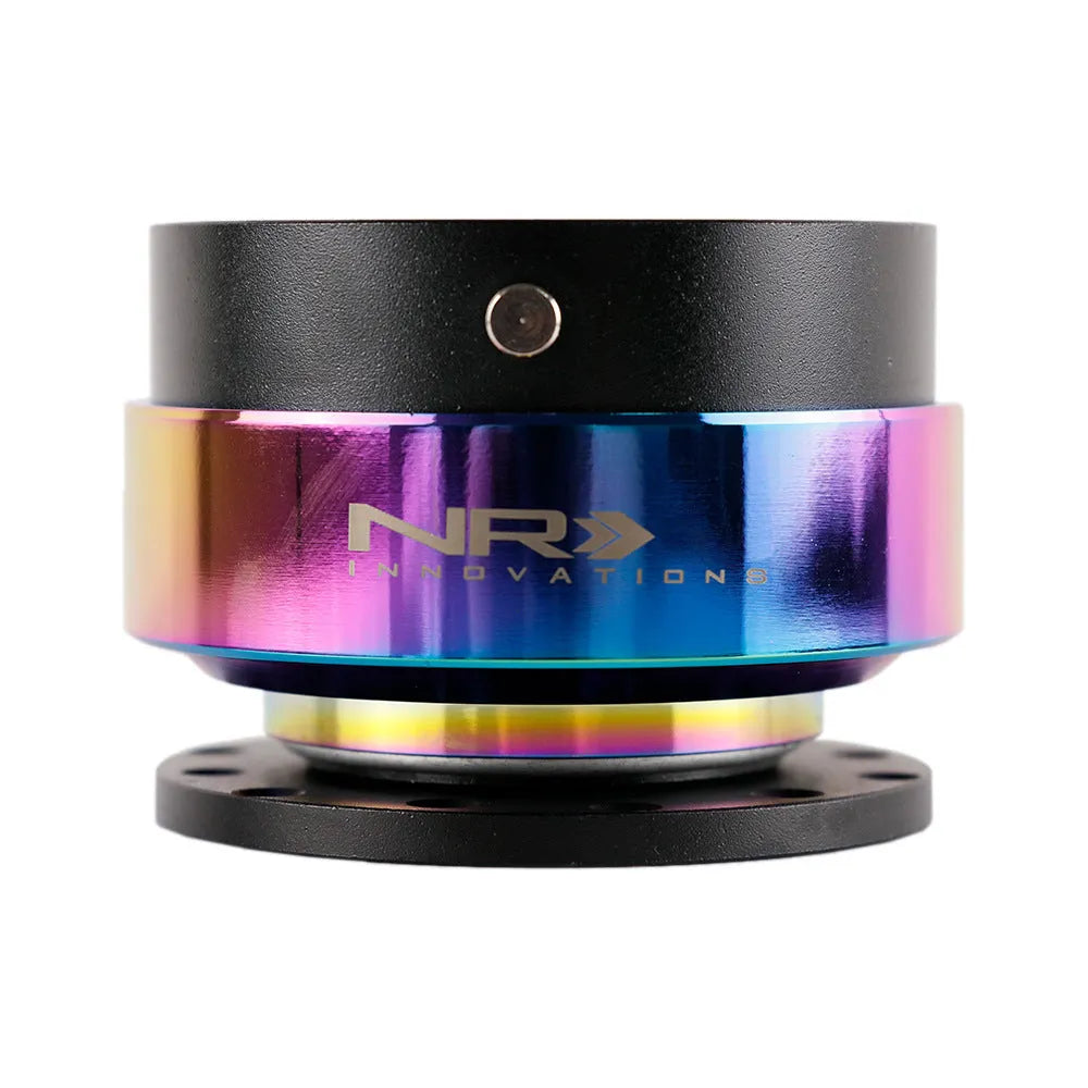 Colourful car steering wheel quick release adapter with lock device and heightening insole.