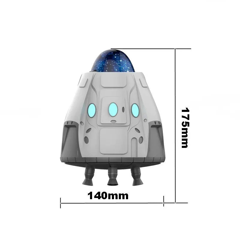 White space capsule Bluetooth remote control ambience light projecting Northern Lights starry sky effect
