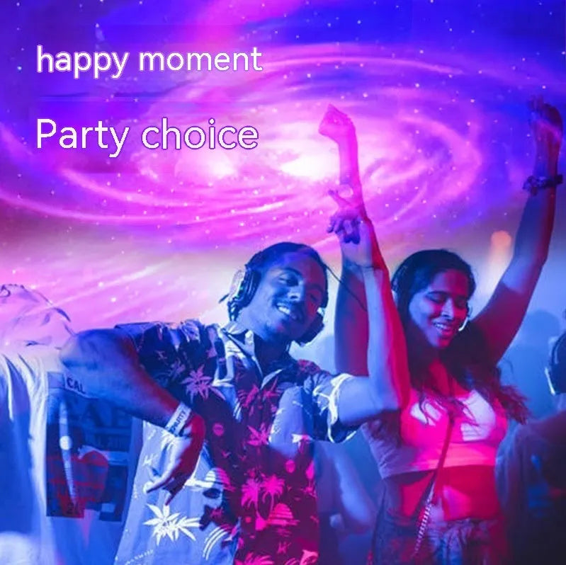 White space capsule Bluetooth remote control ambience light projecting Northern Lights starry sky effect