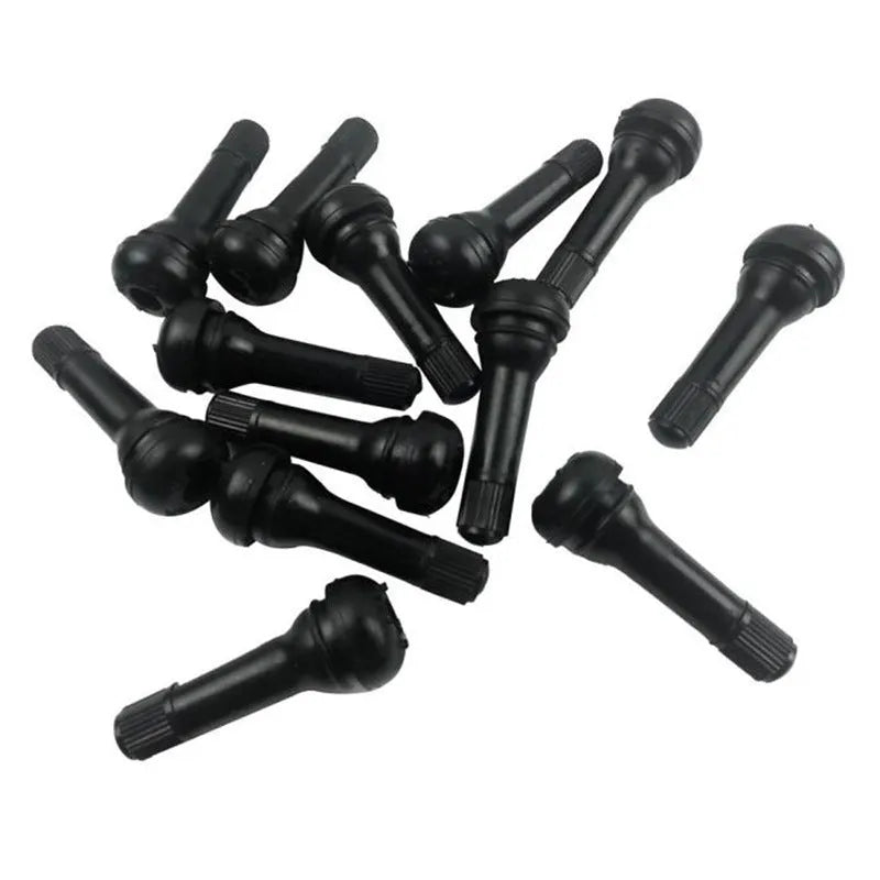 Black copper brass tyre valve nozzles TR412 TR413 TR414 for car tyre inflation and vacuum connection