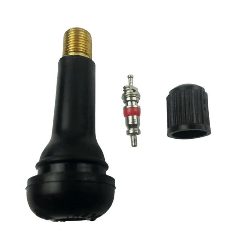 Black copper brass tyre valve nozzles TR412 TR413 TR414 for car tyre inflation and vacuum connection