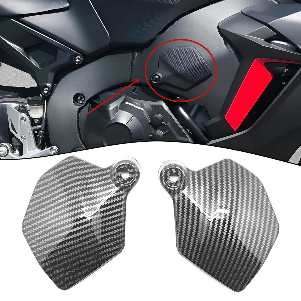 Carbon fibre black motorcycle fairing side covers for Honda CBR1000RR 2017-2019 models